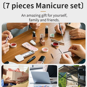 Ensemble de manucure professionnel de luxe pour hommes et femmes, kit de pédicure de précision 15 pièces, 4 en 1, coupe-ongles, outils en acier inoxydable, sac - Product Image 2