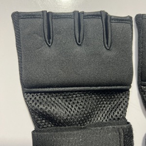 MMA Inner <b>Gloves</b> <b>Fingerless</b> Boxing Training <b>Gloves</b>, Breathable Mesh Palm Grappling <b>Gloves</b> with Adjustable Velcro Wrist Strap - Product Image 5