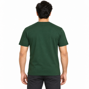 T-shirt graphique personnalisé en coton peigné 220 GSM, col rond, séchage rapide, respirant, coupe décontractée, manches courtes, streetwear premium - Product Image 3