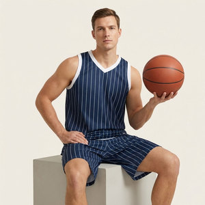 Custom Reversible Basketball Uniform Unisex Quick Dry Mesh <b>Athletic</b> Sportswear - Product Image 1