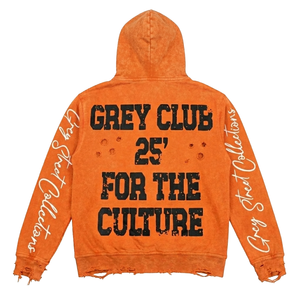 Sudadera con Capucha Extra Grande para Hombre, 100% Algodón de Alta Calidad, Corte Holgado, Color Sólido, Talla Grande, Manga Larga, con Logotipo Personalizado - Product Image 2