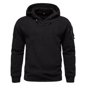 Nouveau Hoodie Tactique d'Extérieur pour Homme, Veste à Capuche Épaisse Automne-Hiver avec Patchs sur les Manches, Style Décontracté pour l'Automne - Product Image 2