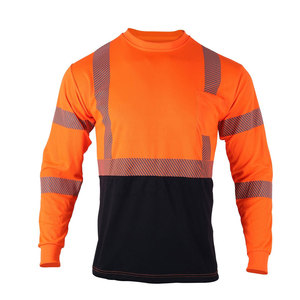 Camisa de Seguridad de Alta Visibilidad, Reflectante, Ligera, Transpirable, Cómoda, para Exteriores - Product Image 1