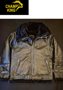 Blouson Bomber d'Hiver pour Homme en Similicuir Doublé Sherpa, Col Montant Zippé, Idéal pour la Conduite et le Quotidien - Product Image 1