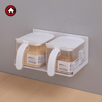 Étagère murale magnétique pour bocaux, design large et profond, rangement pour bouteilles, organisateur de cuisine