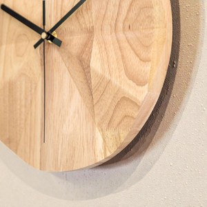 Reloj de Pared Moderno de Madera, Reloj Redondo Minimalista de Madera, Reloj Silencioso para Decoración del Hogar, Reloj de Pared Escandinavo para Sala de Estar - Product Image 4