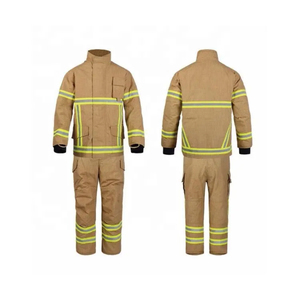 Overoles de Trabajo de Seguridad Unisex de Calidad, Certificación CE, Algodón Cómodo, Ignífugos, Transpirables, para Bomberos, Todas las Tallas - Product Image 1