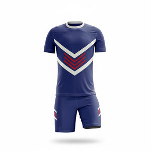 Conjunto de Uniforme de Fútbol Personalizado, Equipación de Fútbol Sublimada, Jersey de Equipo Transpirable de Poliéster, Uniforme de Fútbol al por Mayor OEM - Product Image 1