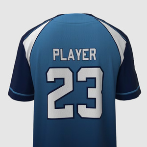 Venta al por mayor de fábrica: Camiseta de béisbol deportiva personalizada de alto rendimiento, camiseta de béisbol premium con botones completos para equipos, en oferta. - Product Image 6