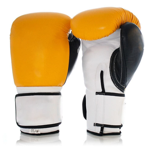 Professional Boxing Training Gloves Custom Design PU Boxing Gloves Cheap Leather Boxing Gloves - Product Image 1