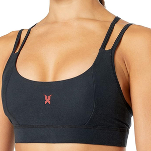 Conjunto Deportivo de Dos Piezas para Mujer, Manga Larga, Logotipo Frontal, Transpirable, Cintura Baja, para Yoga - Product Image 3