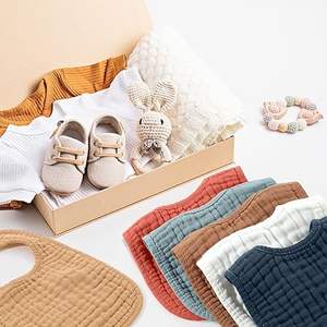 Baberos de Muselina Suave, 95% Bambú, 5% Elastano, Cómodos y Elásticos - Product Image 2