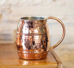 Hot Selling Pure Copper Coffee <b>Mug</b> Handle Coaster Outdoor Use Durable <b>Large</b> Capacity Morden Luxury Design Multiple Sizes Craftsy - Product Image 5