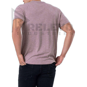 Camiseta de Algodón de Corte Regular para Hombre de Relevo Industries, Cuello Redondo, Manga Corta, Color Sólido, Diseño Informal de Punto Jersey - Product Image 2