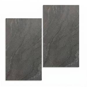Remate Grigio กระเบื้องปูพื้นพอร์ซเลนสีดำเข้มขนาด60x120แผ่นพื้นขนาดใหญ่ดูมีผิวด้านพื้นผิวกันลื่นภายในพื้นหรูหราหรูหรามากขึ้น - Product Image 1