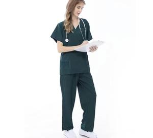 Women's Cotton Spandex Medical <b>Scrub</b> <b>Sets</b> Nurse Uniforms Hospital <b>Scrubs</b> Uniforms <b>Sets</b> Medical <b>Scrub</b> OEM Services - Product Image 2