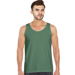 <b>Men</b> Casual Tank Top Sleeveless Vest Soft Cotton Fabric Breathable Summer Shirt Gym Fitness Workout Comfortable Streetwear Style - Product Image 1
