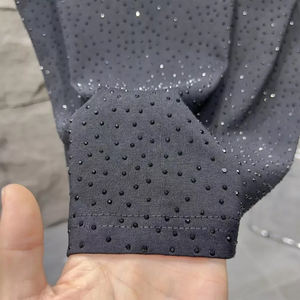 Camiseta Personalizada para Hombre con Pedrería, Estilo Hip Hop, Ropa Casual de Algodón, Fabricante OEM al por Mayor - Product Image 6