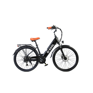 Vélo électrique urbain avec écran LCD coloré, 7 vitesses, cadre en acier, moteur 250W-500W, batterie au lithium, autonomie de 40 km - Product Image 3