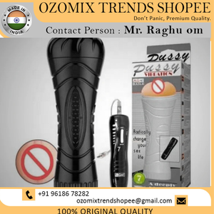 Coupe de masturbation pour hommes avec vibration étanche Real Sex Feel Masturbation Boîte à jouets pour adultes pour hommes d'Inde - Product Image 6