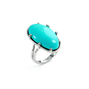 Bague en turquoise huître 5,5 grammes, élégant accessoire de montre - Product Image 2