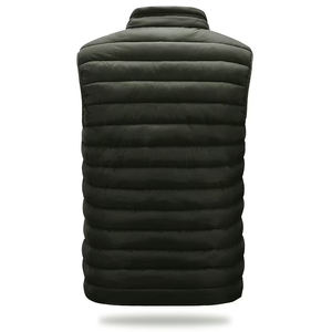 Nuevo Chaleco Acolchado Plegable para Hombre, Color Negro, con Cierre, Cuello Alto, 400 Gsm, Sin Mangas - Product Image 2