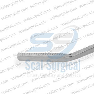 Pinzas para Tejido Vascular DeBakey, Instrumento Quirúrgico Angulado Atraumático de Acero Inoxidable, Pinzas Cardiovasculares - Product Image 3