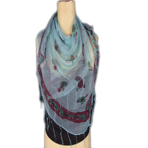Elegant Lightweight Polyester Chiffon Square Scarf for Women Soft Breathable Fashion <b>Wrap</b> Hair Neck <b>Head</b> Bandana Stylish - Product Image 3