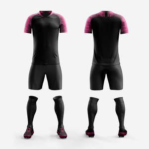 Tenue de football personnalisée de qualité supérieure, respirante et à séchage rapide, fournisseur pour équipes et clubs, uniforme de football sublimé et imprimé - Product Image 4