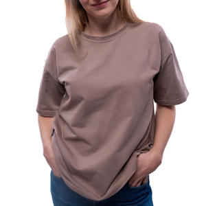 เสื้อยืดสตรีทแวร์ทรงหลวม ผ้าโพลีเอสเตอร์/คอตตอน สำหรับฤดูร้อน เป็นมิตรกับสิ่งแวดล้อม แห้งเร็ว ทรงปกติ แขนสั้น - Product Image 6