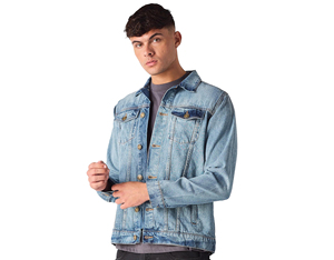 Chaqueta Vaquera para Hombre, Casual, Venta al Por Mayor de Fábrica, Alta Calidad, Marca, Otoño Invierno, Corte Regular, Moda Clásica, Estilo Urbano, 100% Algodón - Product Image 3
