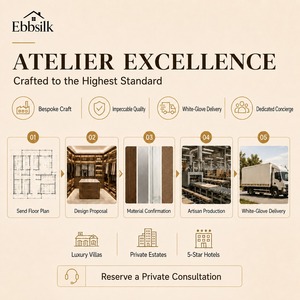 Système de dressing modulaire moderne de luxe sur mesure, grande capacité de rangement pour villa, suite principale, dressing - Product Image 3