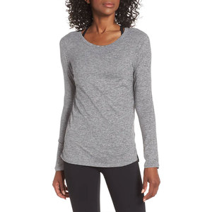 Camiseta de Manga Larga para Mujer, Cuello Redondo, 100% Algodón, Ecológica, de Secado Rápido, Transpirable, Corte Regular, Alta Calidad - Product Image 1