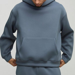 Sweat à capuche sur mesure en polaire 100 % polyester pour homme, grande taille, avec logo frontal, coupe classique, épais, imperméable et écologique - Product Image 3