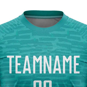 Fabrication professionnelle de maillots de football respirants à manches courtes de haute qualité, prix bas, best-seller, sur mesure, 100% polyester - Product Image 3