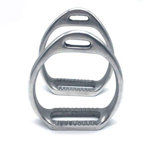 Solid Veterinary Riding Supplies Pair Horse Aluminum Safety Stirrups ARMANDIOUS INDUSTRY Model T4 49 Various Colors Anti-Slip - Product Image 6
