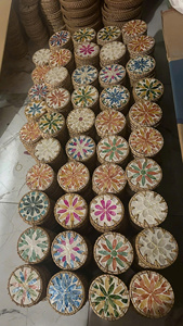 ถาดเสิร์ฟหวายสานงานฝีมือเวียดนาม จานรองอาหารตกแต่งบ้าน สำหรับส่งออก - Product Image 3