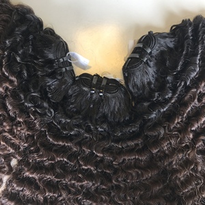 Brun Birman Vietnamien Prix Humain Extensions de Cheveux Cheveux Naturels Ondulation de Cheveux Couleur Mélangée - Product Image 3