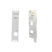 RDEKONO Rackwork Universal Rack Mounted Steel Flat Panel Accessory, Panel Depan Ukuran 3U yang Dapat Disesuaikan