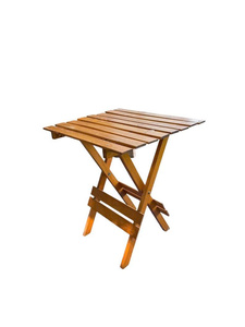 Mesa Auxiliar Plegable de Madera Vintage, Compacta, Portátil, para Patio Exterior, Mueble Decorativo - Product Image 4