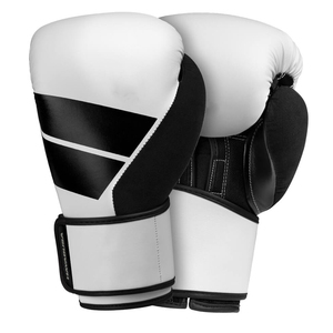 Guantes de combate mixto de cuero con soporte para muñeca, color negro, precio mayorista económico, OEM personalizado - Product Image 1