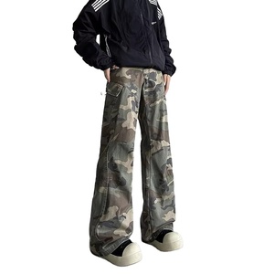 Premium Quality Baggy Men Hip Hop Heavyweight Athletic Mid Waist Unisex Eco-Friendly Canvas <b>Drawstring</b> Closure Comfortable - Product Image 1