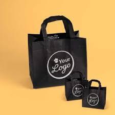 Sacs de courses réutilisables personnalisables, pliables, non tissés, écologiques, grands sacs de courses simples avec votre logo - Product Image 6