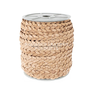 Vente en gros de cordons plats en cuir tressé 3 plis pour les mariages Bracelets Colliers Projets de fleurs romantiques - Product Image 3