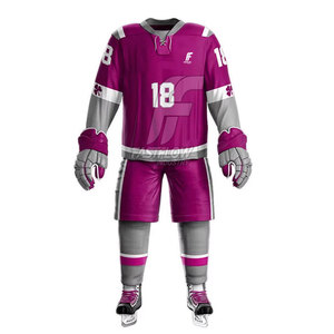 Uniformes de hockey sur glace en gros au meilleur prix, vêtements de sport personnalisés pour jeunes, uniformes de hockey sur glace au meilleur prix - Product Image 2