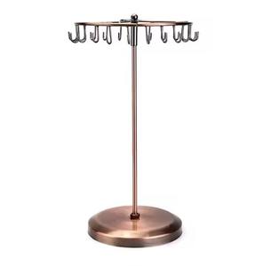 Support de présentation de bijoux en métal de style table pour colliers, bracelets et boucles d'oreilles - Product Image 1