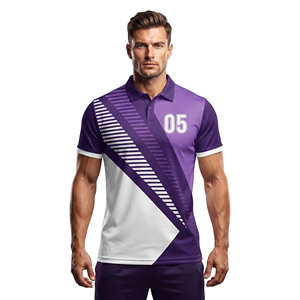 Maillot de cricket personnalisé pour homme, polo de cricket à col rabattu pour homme, maillots de cricket 100% polyester pour homme - Product Image 6