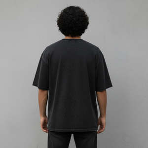 Camisetas de Hombre al por Mayor 2026, 100% Algodón, Impresión DTF, Nueva Moda, Color Negro Liso, Cuello Redondo, Transpirables - Product Image 3