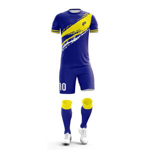 ชุดฟุตบอลประสิทธิภาพสูงสำหรับการแข่งขันลีก ผลิตจากวัสดุกีฬาที่แห้งเร็ว สำหรับผู้ชาย - Product Image 4