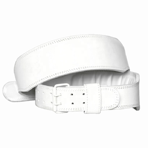 High Quality Breathable Adjustable Leather Fitness Best Quality Belt Customized Breathable Cowhide Gym Belt with Adjustable - Product Image 2